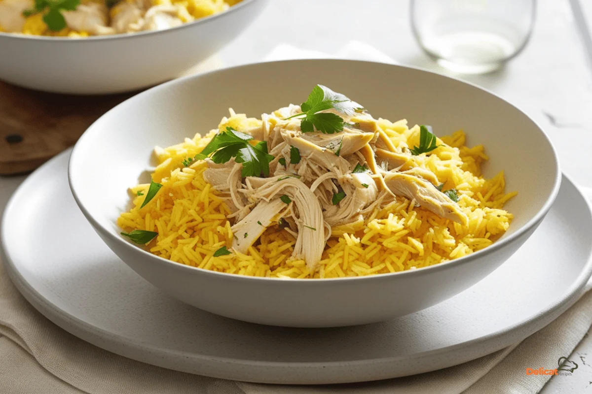 chicken and yellow rice recipe