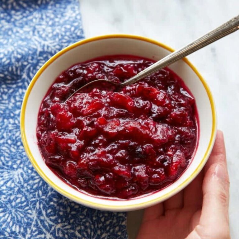 Bourbon Vanilla Cranberry Sauce Recipe
