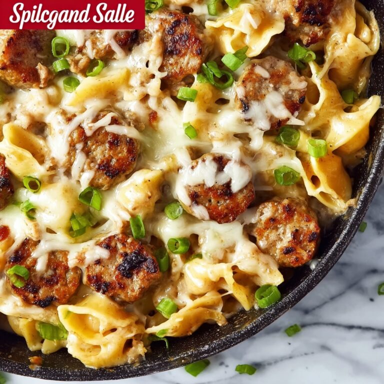 Spicy Sausage Skillet with Creamy Tomato Pasta Recipe