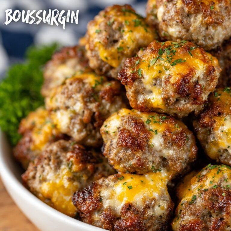 Boursin Sausage Balls Recipe