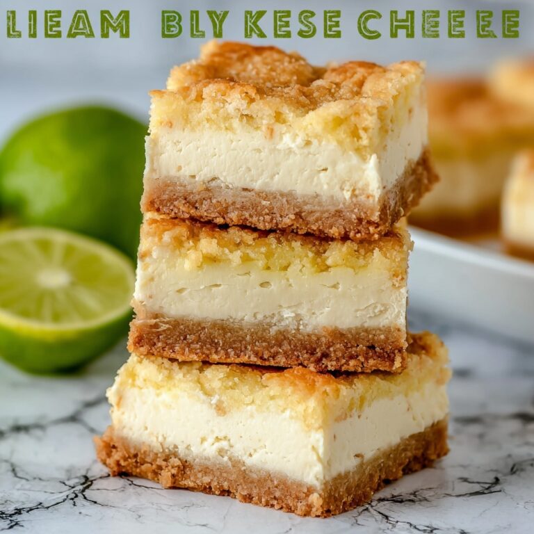 Key Lime Cheesecake Bars Recipe