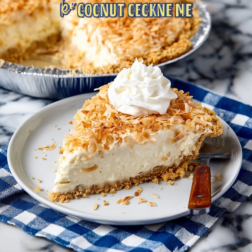 No Bake Coconut Cream Pie Recipe - Recipe Image