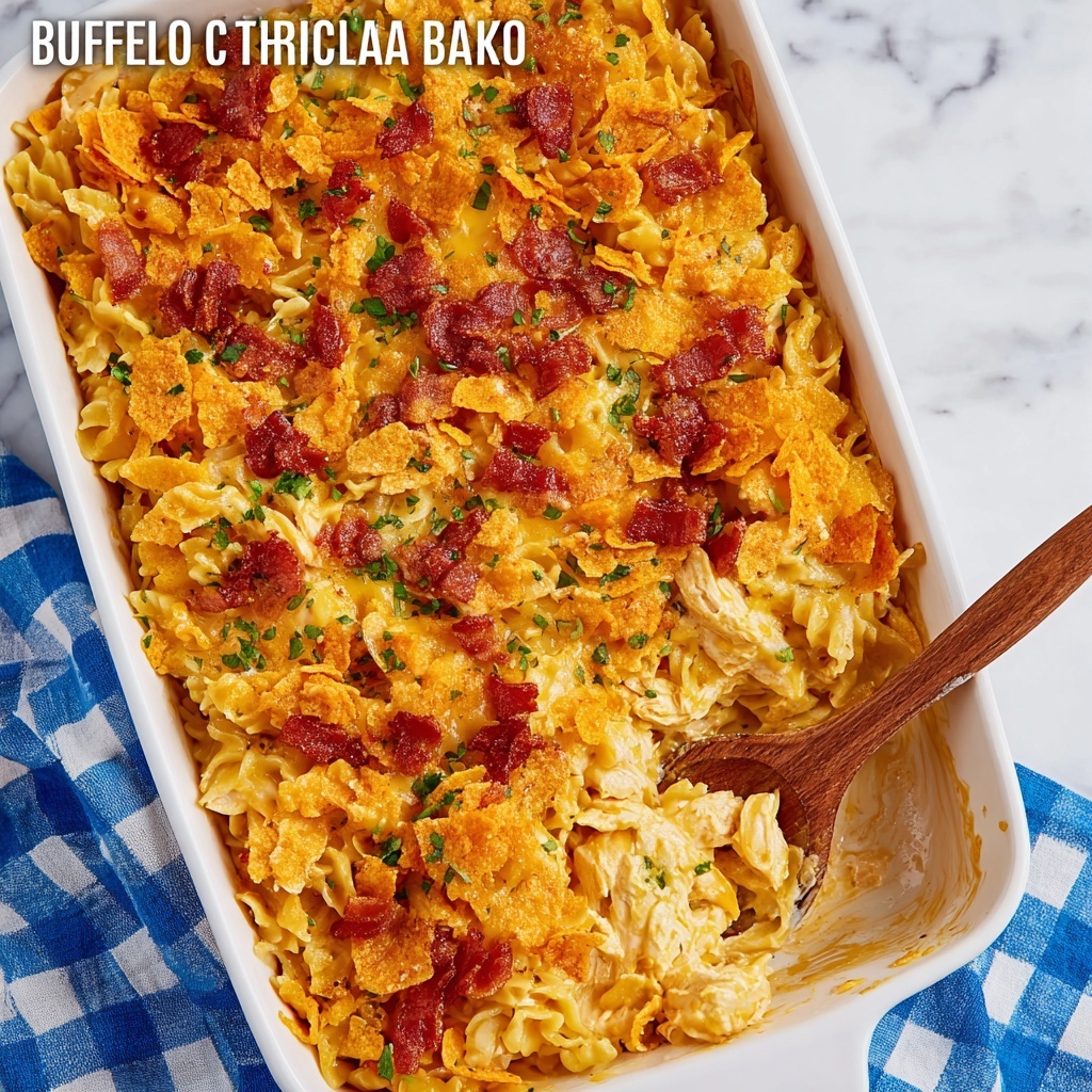 Buffalo Chicken Pasta Bake Recipe - Recipe Image