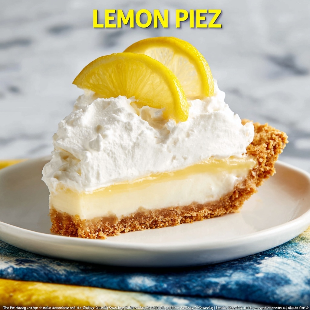 Zesty Lemon Pie Recipe - Recipe Image