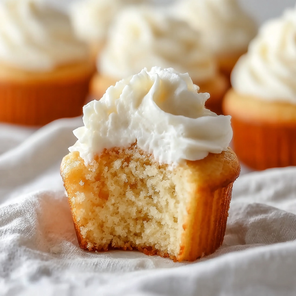 Vanilla Cupcakes with Buttercream Frosting Recipe - Recipe Image