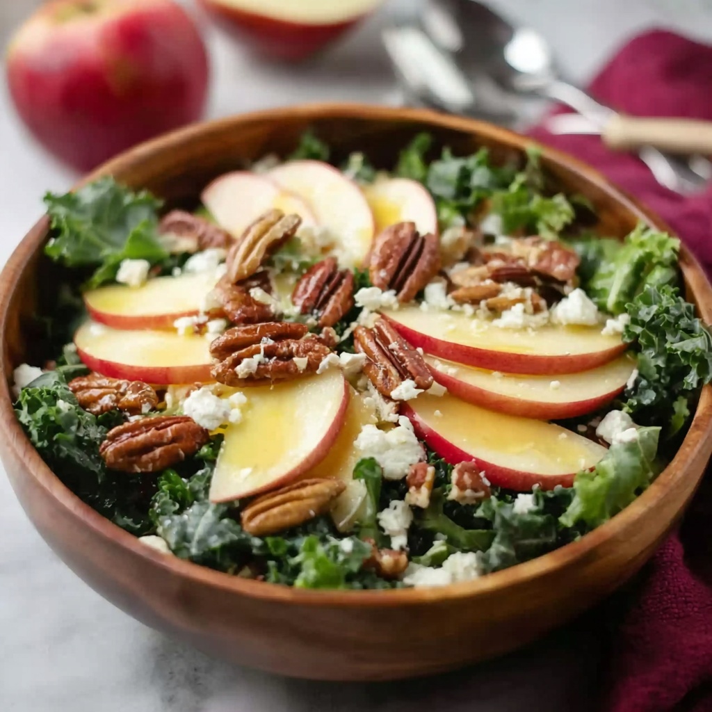 Apple Walnut Salad with Cranberries and Feta Recipe - Recipe Image
