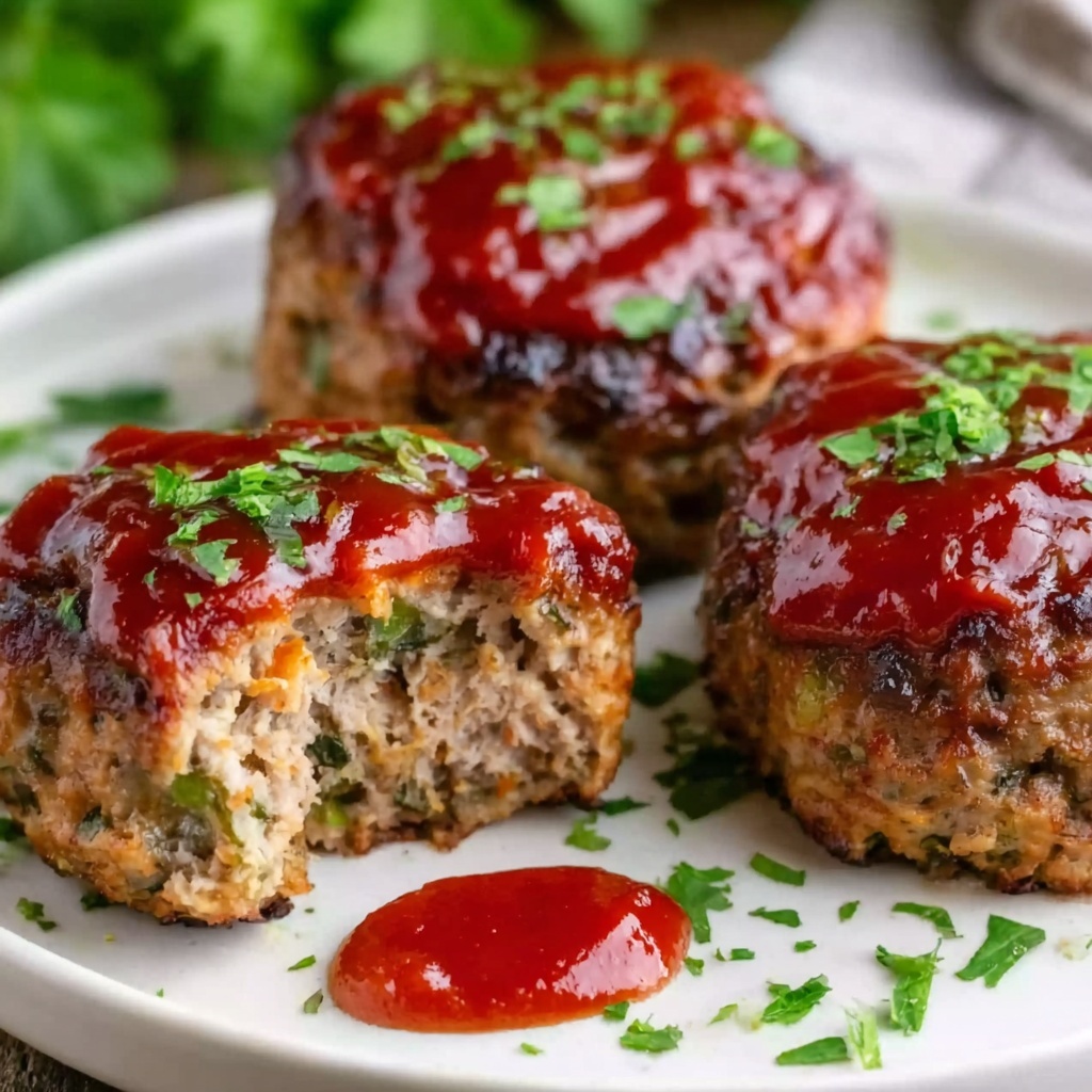 Best Easy Mini Meatloaf with Ground Turkey Recipe - Recipe Image