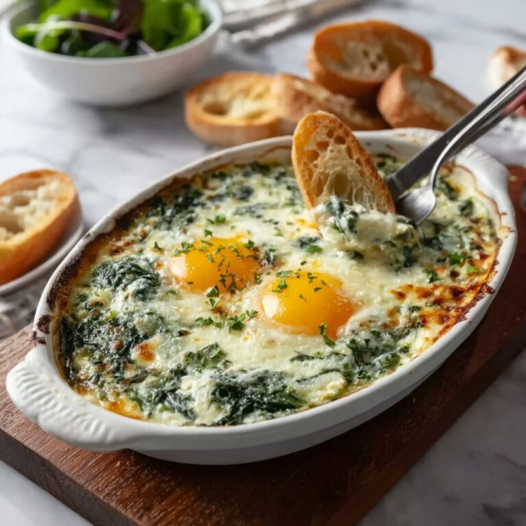 Baked Eggs Florentine Recipe