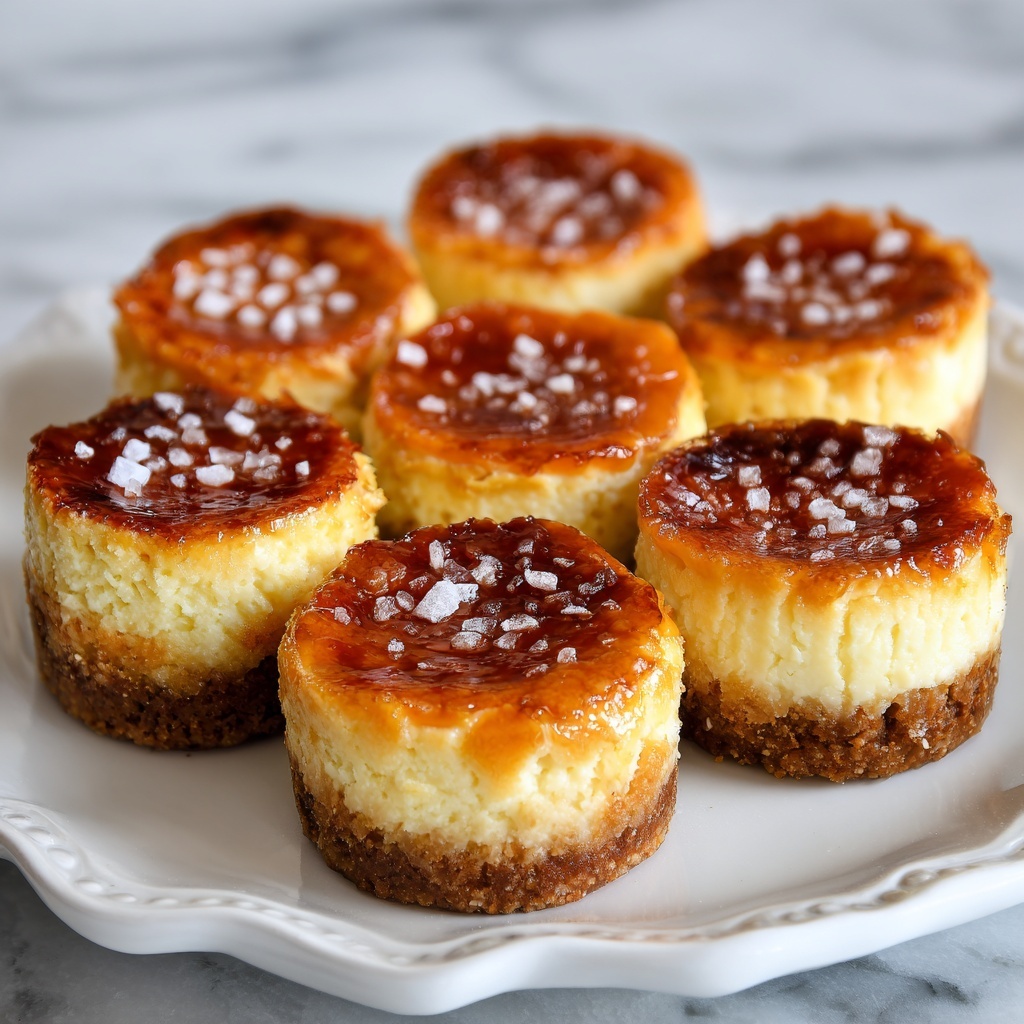 Mini Crème Brûlée Cheesecakes Recipe - Recipe Image