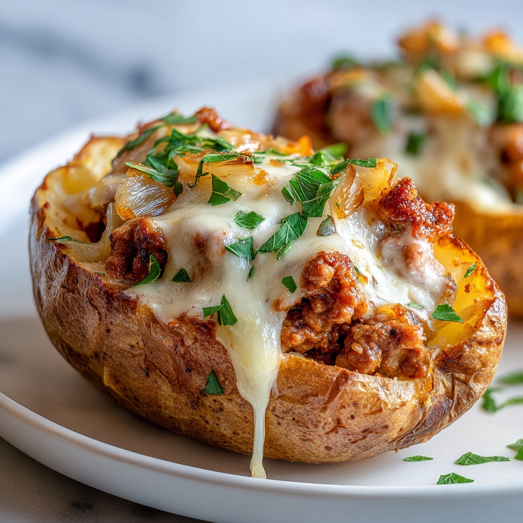 Cheesy French Onion Meatball Subs Recipe - Recipe Image