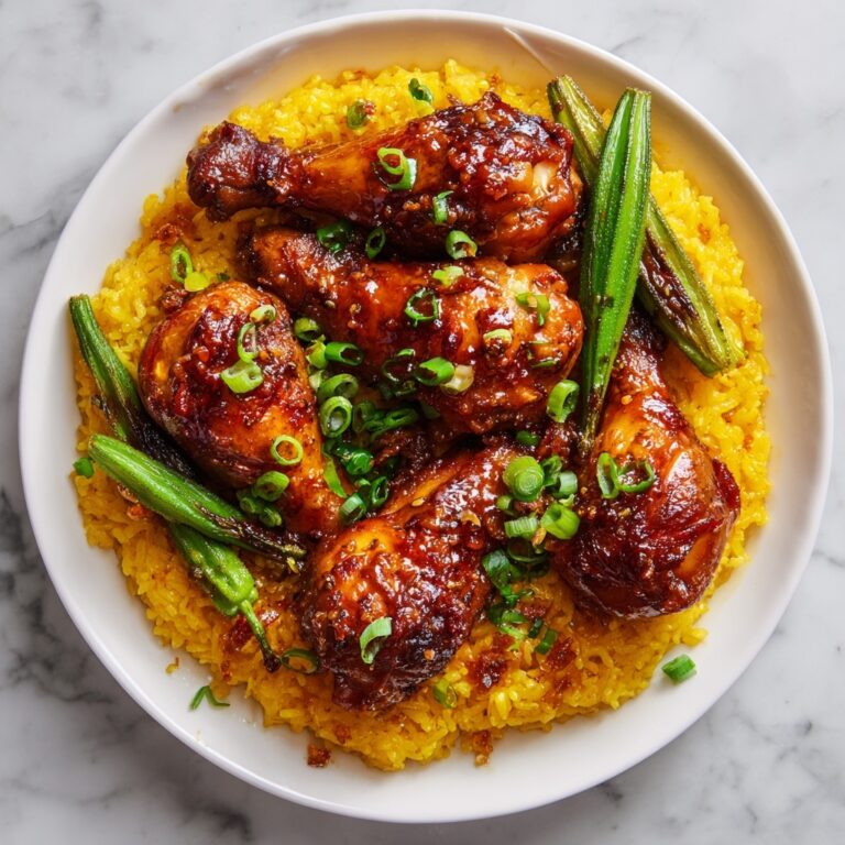 Gochujang-Braised Chicken with Crispy Jasmine Rice Recipe