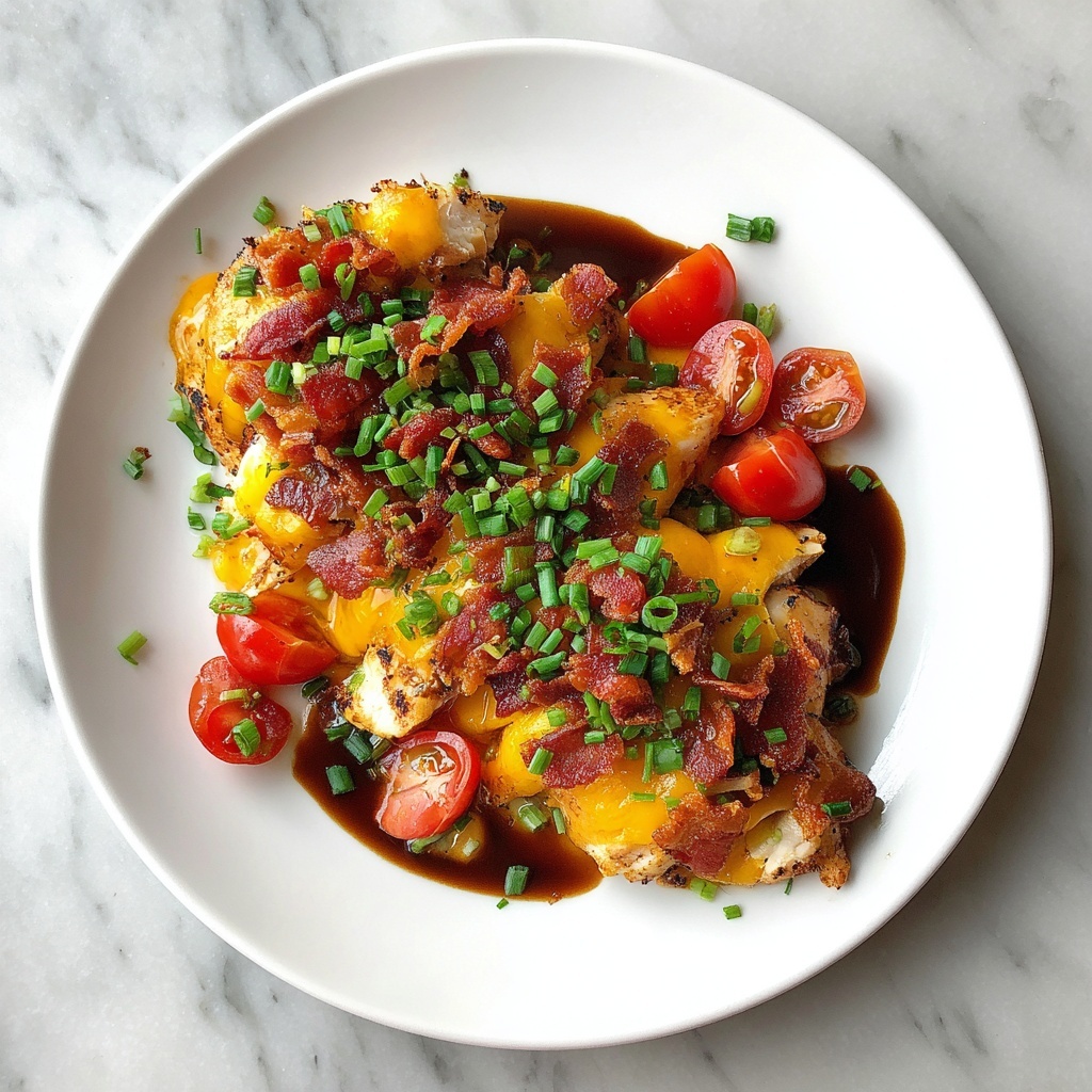Monterey Chicken with Bacon, Barbecue Sauce, and Melted Jack Cheese Recipe - Recipe Image