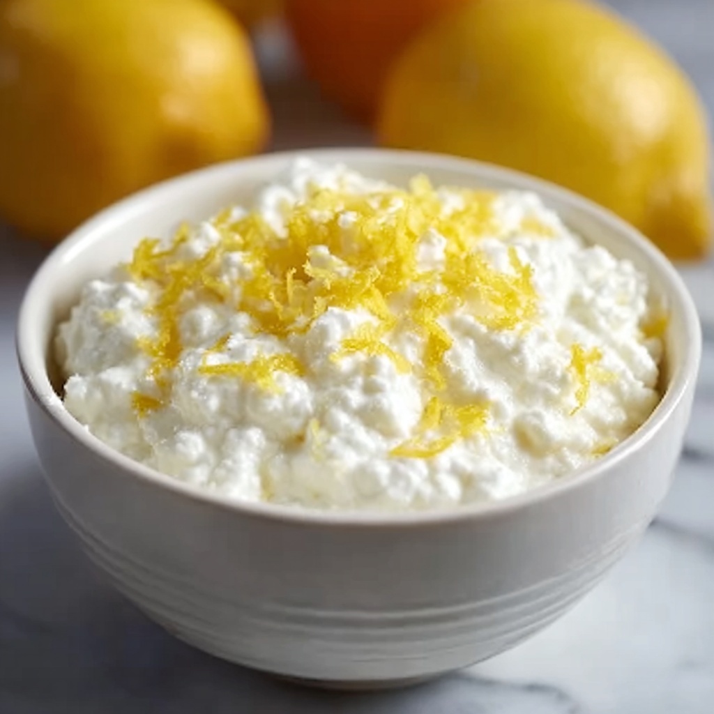 Lemon Cottage Cheese Pudding Recipe - Recipe Image