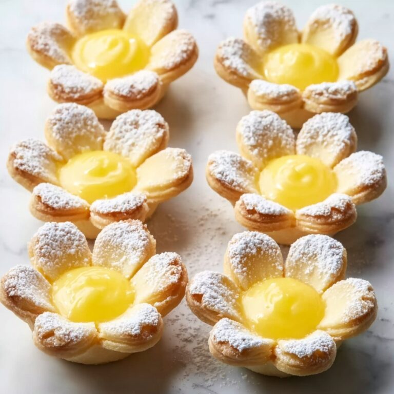 Lemon Curd Tartlet Flowers Recipe