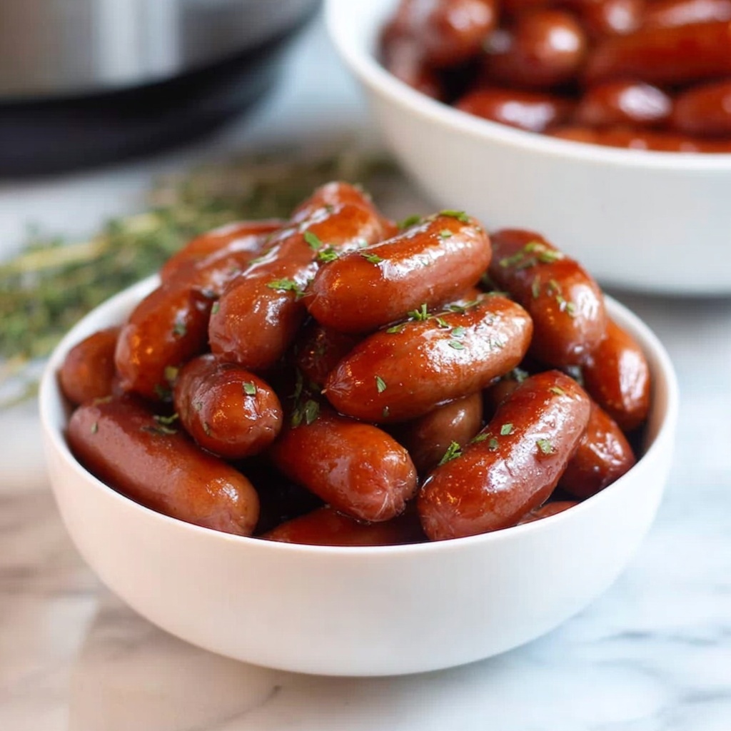 Slow Cooker Smokies with Grape Jelly Recipe - Recipe Image