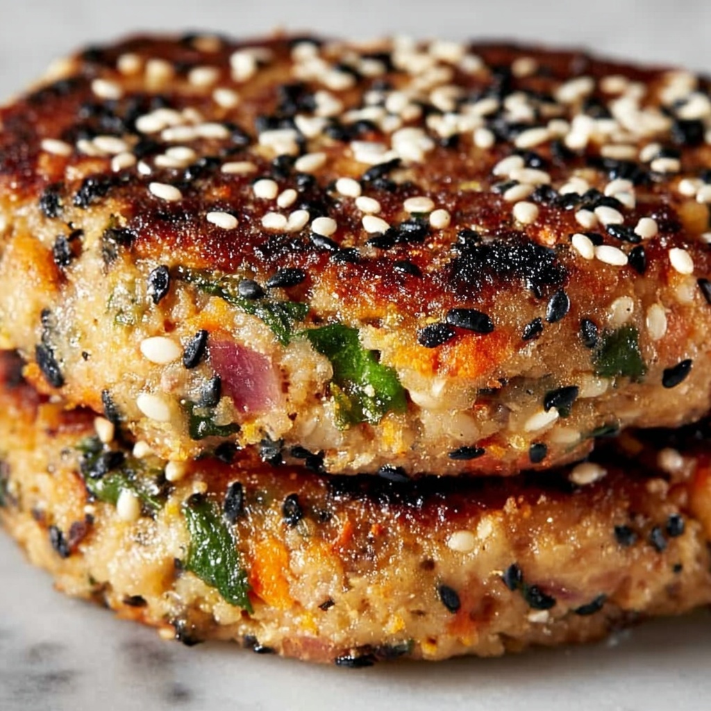 Sesame Crusted Salmon Patties Recipe - Recipe Image