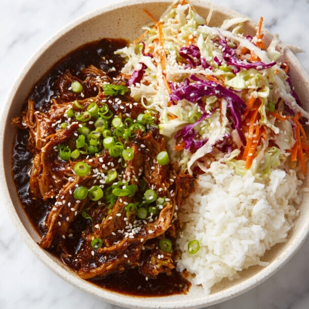 Slow Cooker Korean BBQ Chicken Recipe - Recipe Image