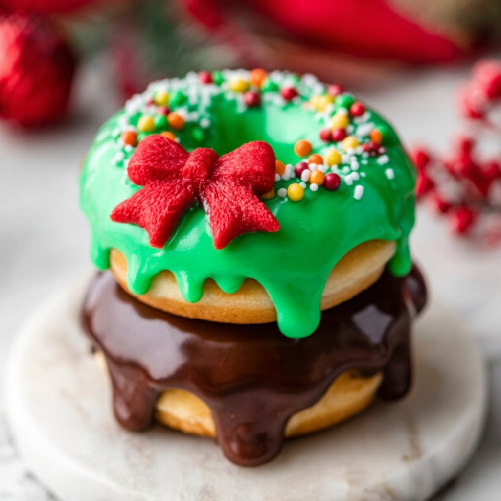 Christmas Wreath Cookies Recipe - Recipe Image