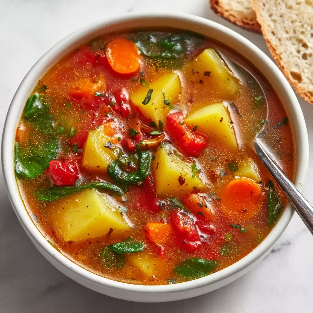 Easy Vegetable Soup Recipe for a Healthy Meal Recipe - Recipe Image