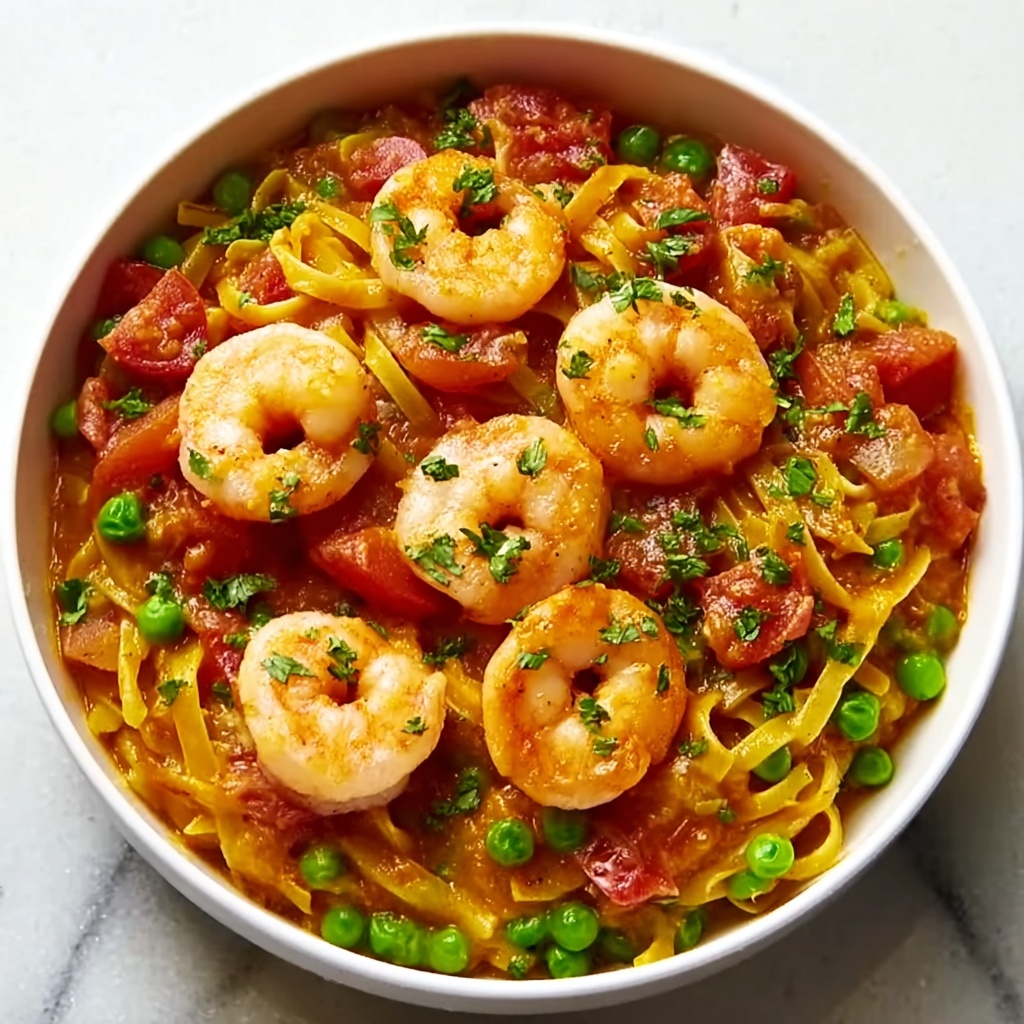 Creamy Garlic Shrimp Pasta Recipe - Recipe Image