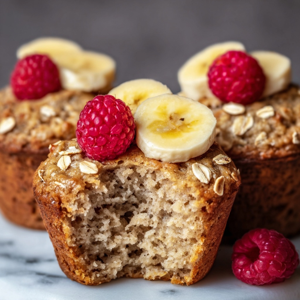 Healthy Banana Oat Muffins Recipe - Recipe Image