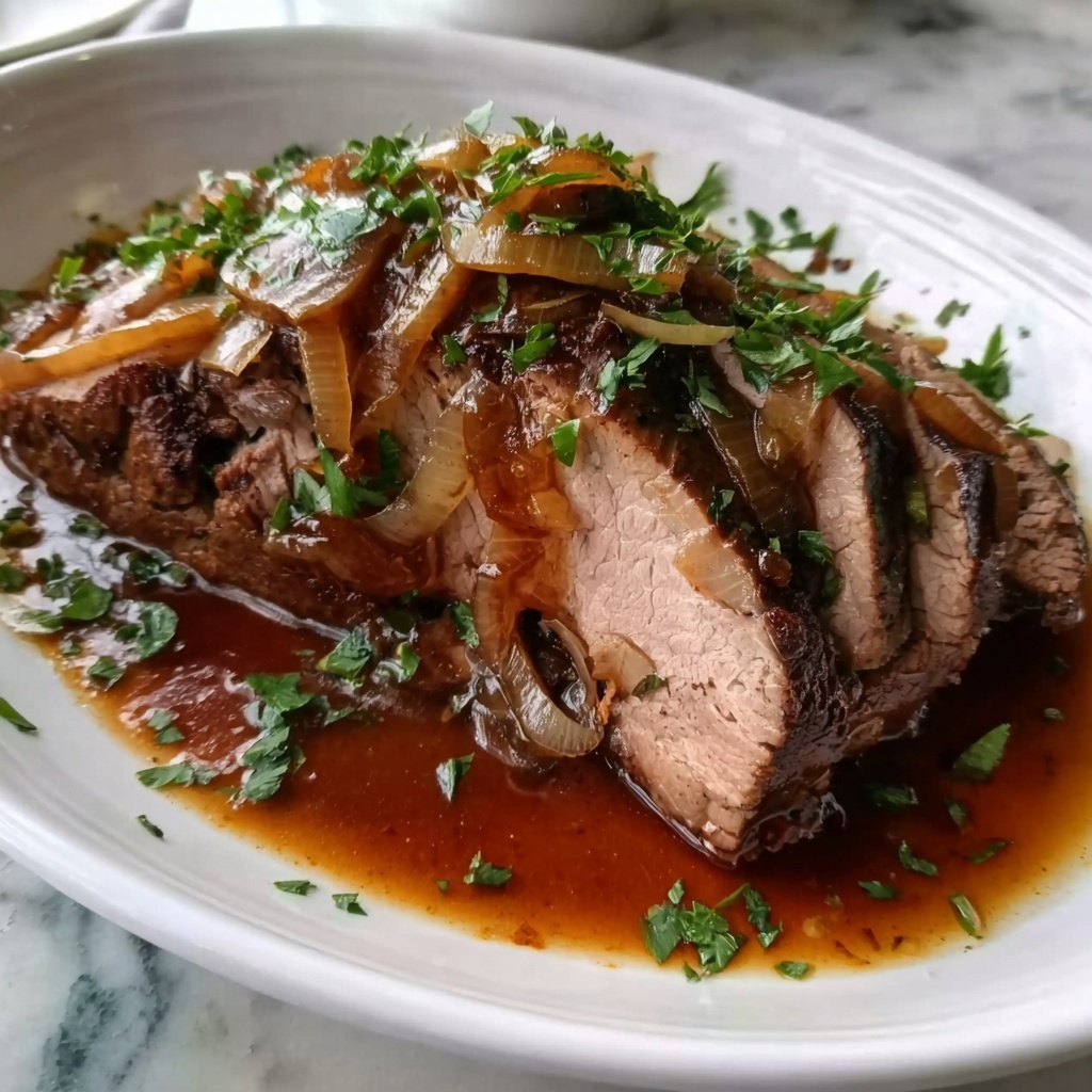 Savory Crock Pot Beef Brisket Recipe - Recipe Image