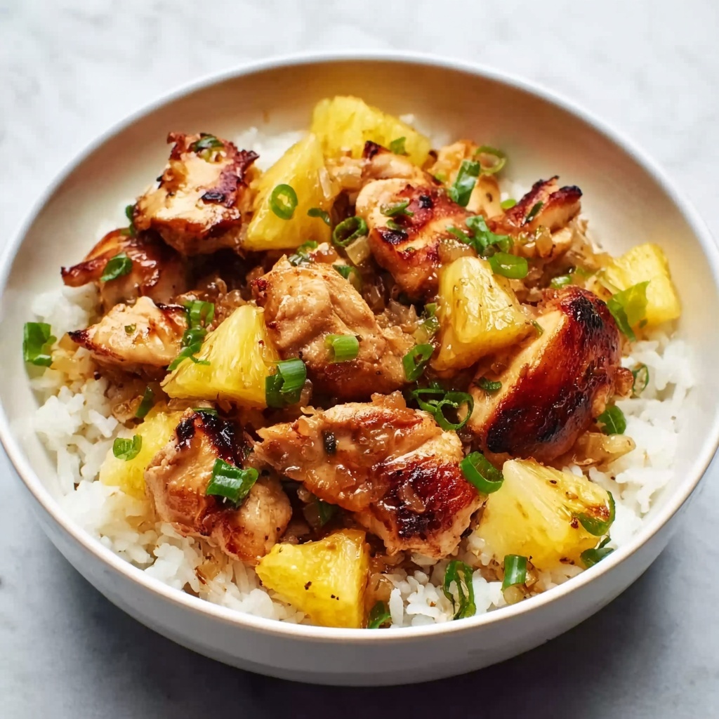 Tropical Pineapple Chicken & Rice Delight Recipe - Recipe Image