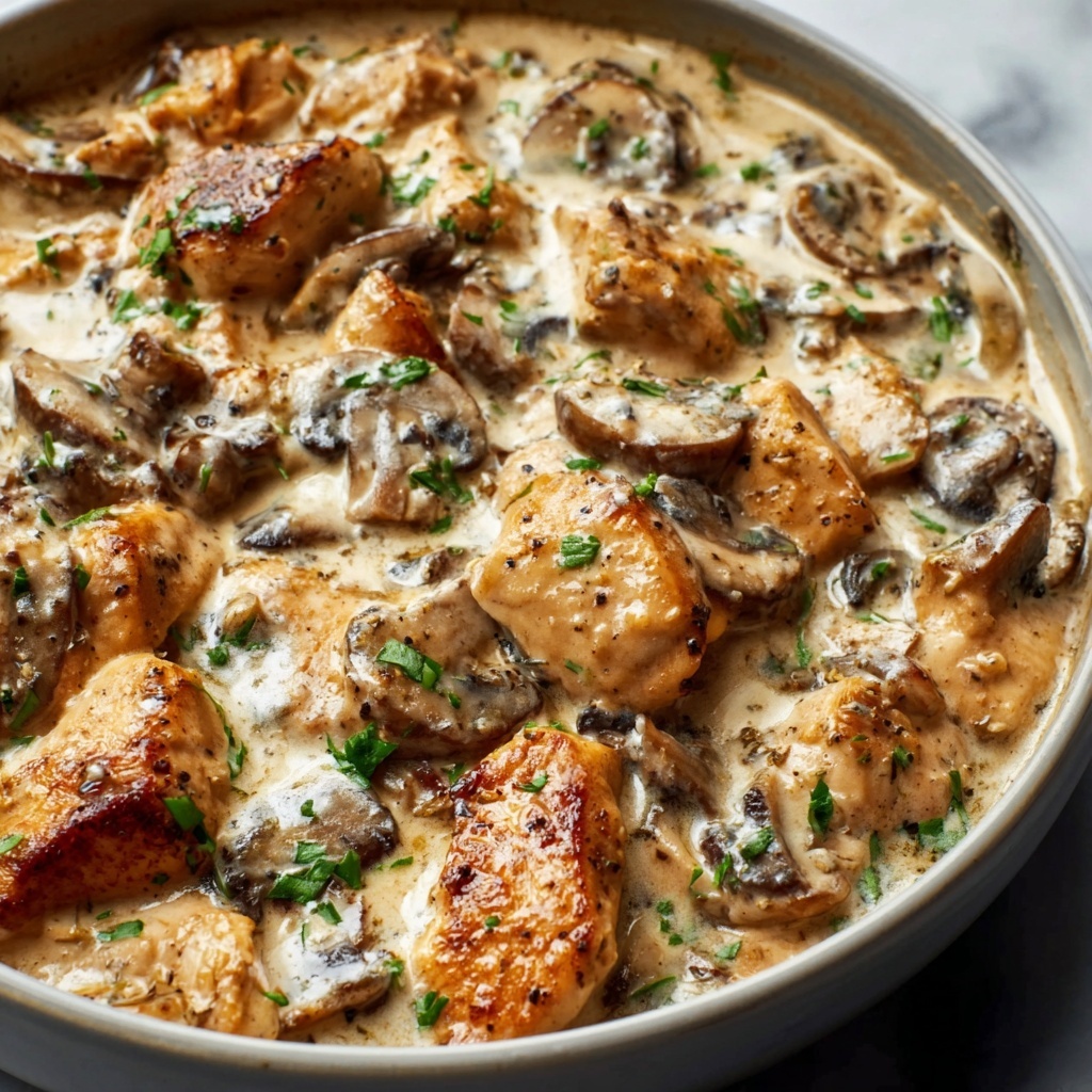 Epic Creamy Chicken & Mushroom Stroganoff Recipe - Recipe Image