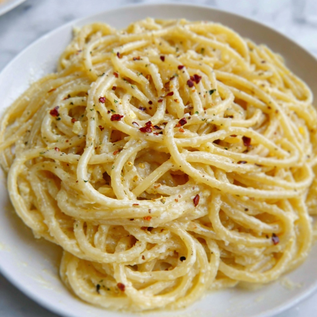 Lemon Garlic Butter Pasta Recipe - Recipe Image