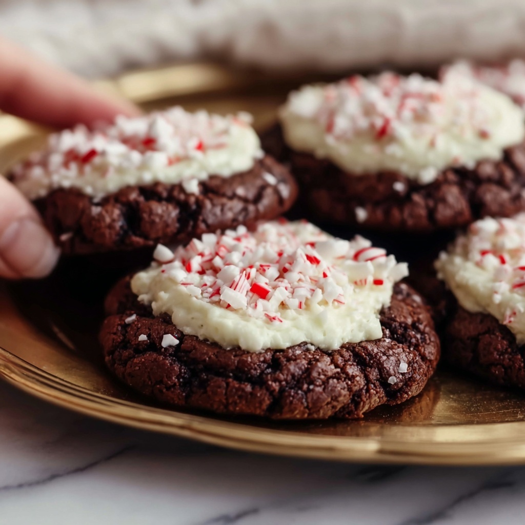 Hot Cocoa Peppermint Cookies Recipe - Recipe Image