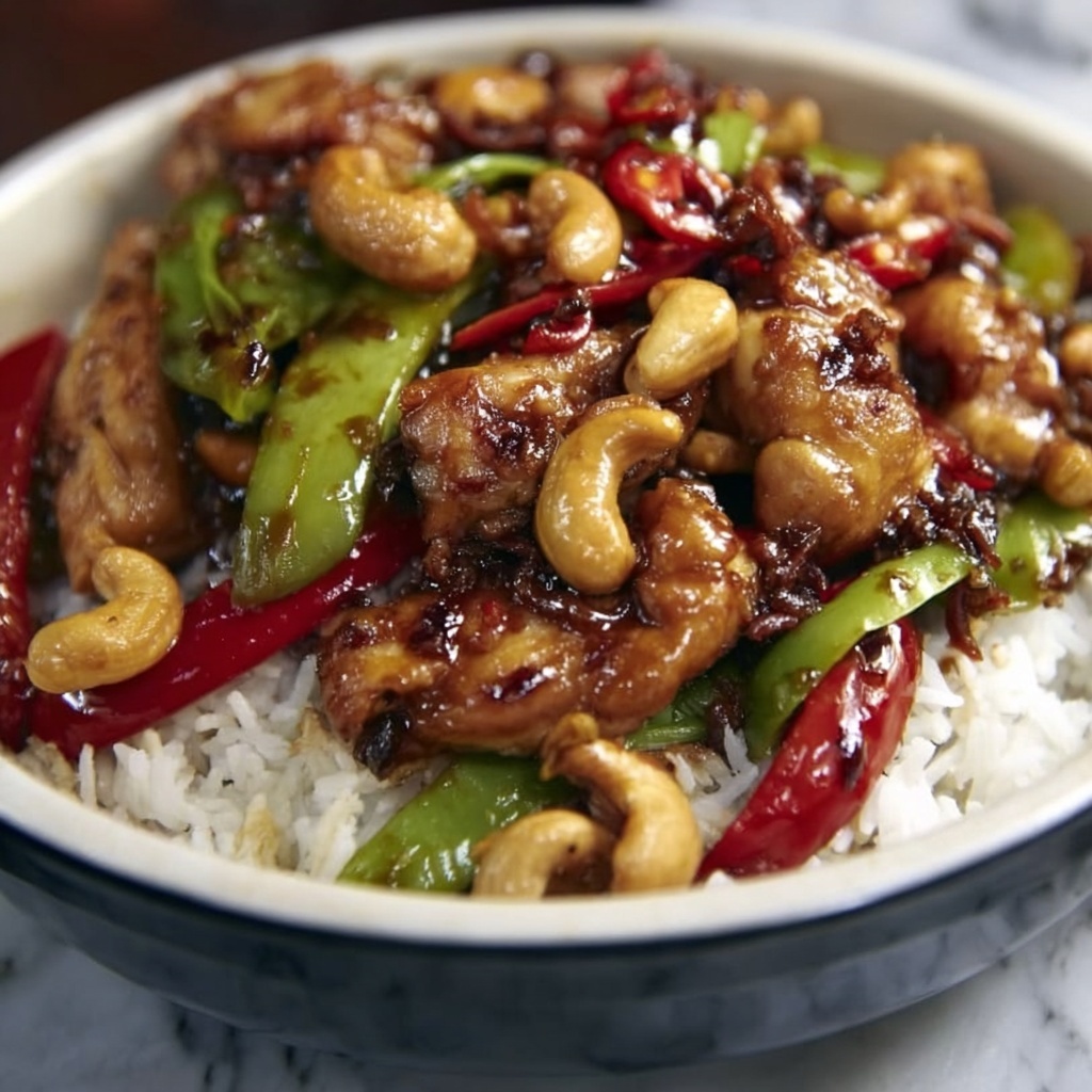 Cashew Chicken Stir-Fry Recipe - Recipe Image