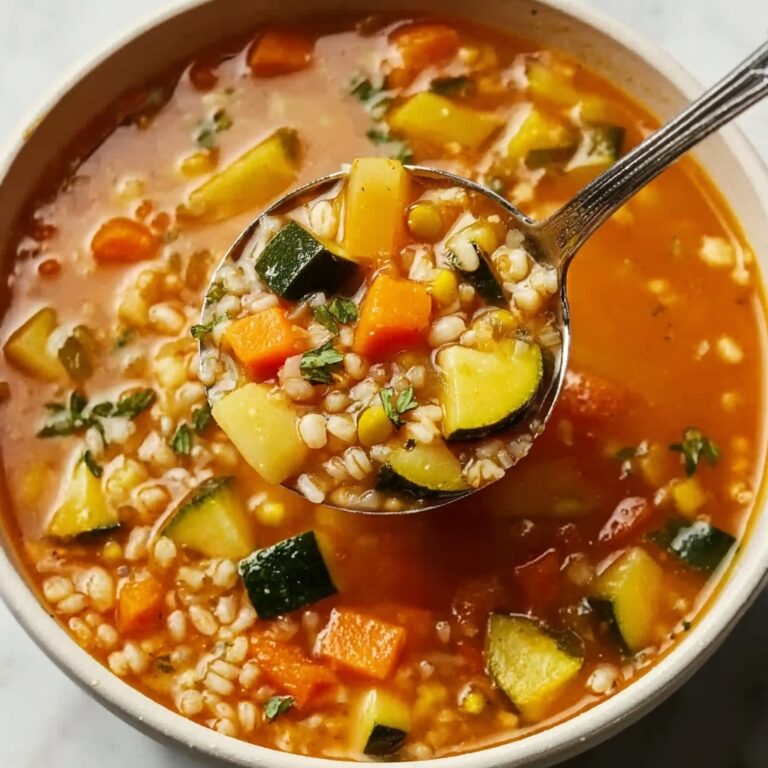 Vegetable Barley Soup Recipe