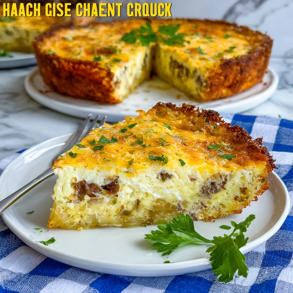 Hash Brown Crust Quiche Recipe - Recipe Image