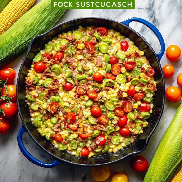 Succotash with Bacon, Cajun Seasoning, and Fresh Vegetables Recipe