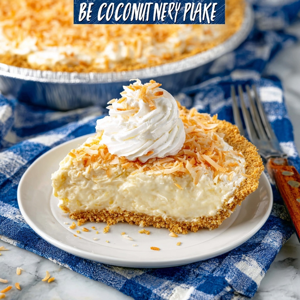 No Bake Coconut Cream Pie Recipe - Recipe Image