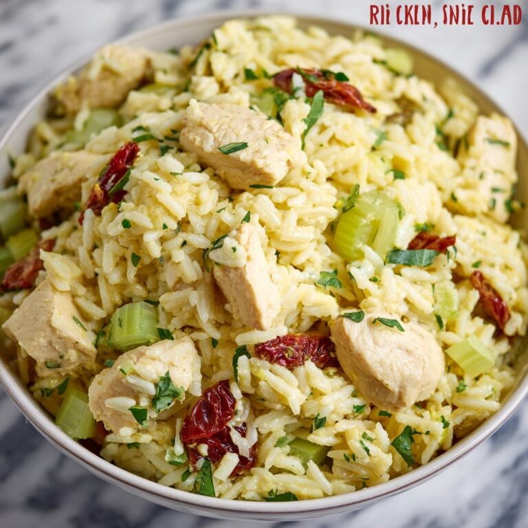 Chicken and Rice Salad with Artichokes, Sun-Dried Tomatoes, and Curry Dressing Recipe