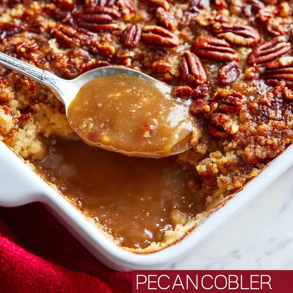 Pecan Pie Cobbler Recipe - Recipe Image
