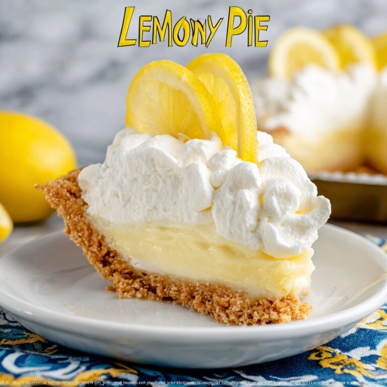 Zesty Lemon Pie Recipe