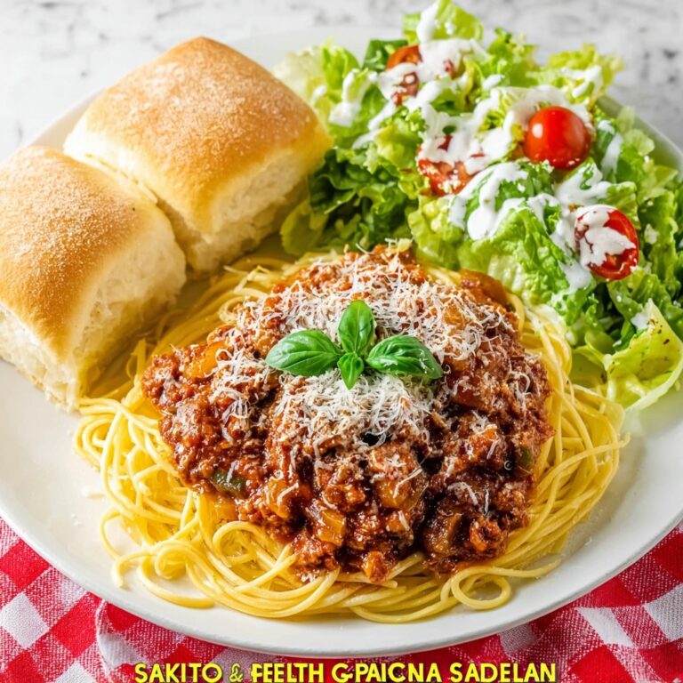 School Cafeteria Spaghetti & Meat Sauce Recipe