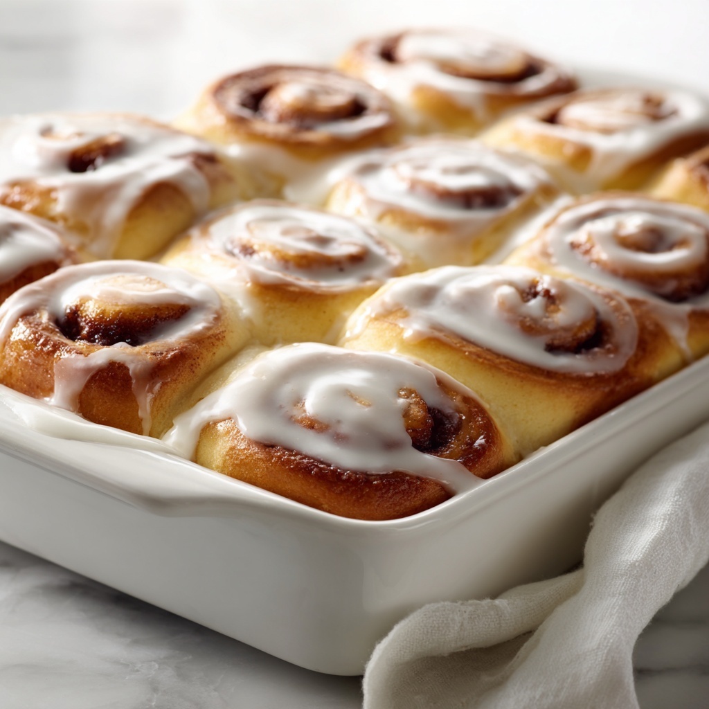 Apple Pie Cinnamon Roll Bake Recipe - Recipe Image