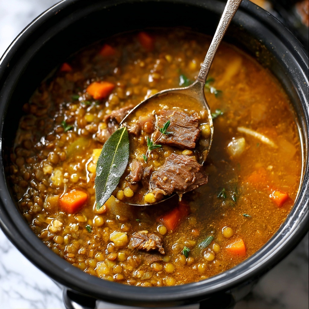 Moroccan-Spiced Beef and Lentil Stew Recipe - Recipe Image