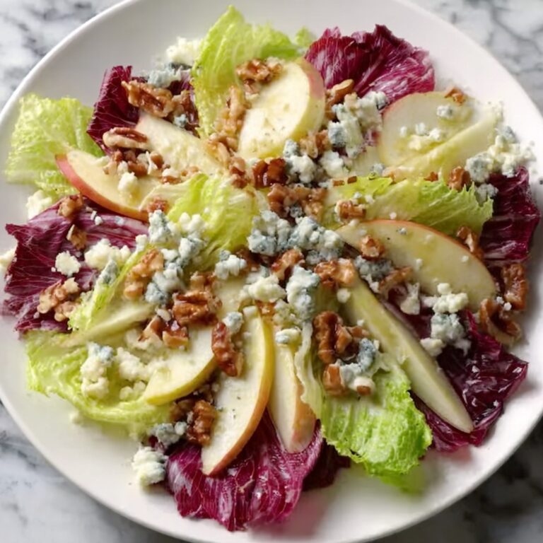 Blue Cheese, Walnut, and Chicory Salad Recipe