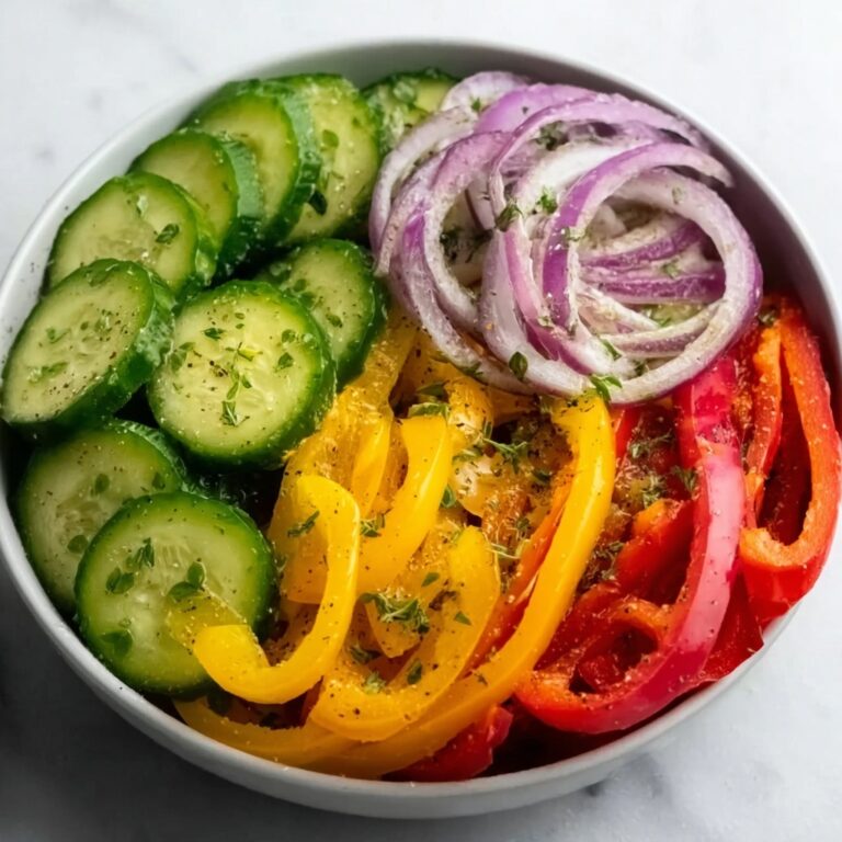 Cucumber Sweet Pepper Salad Recipe