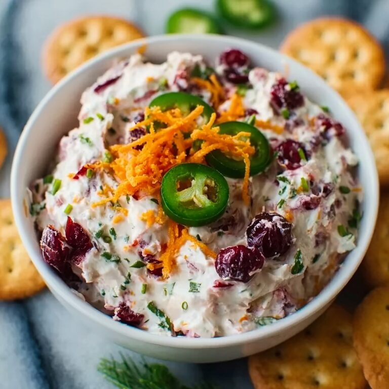 Holiday Cranberry Jalapeño Cream Cheese Dip Recipe
