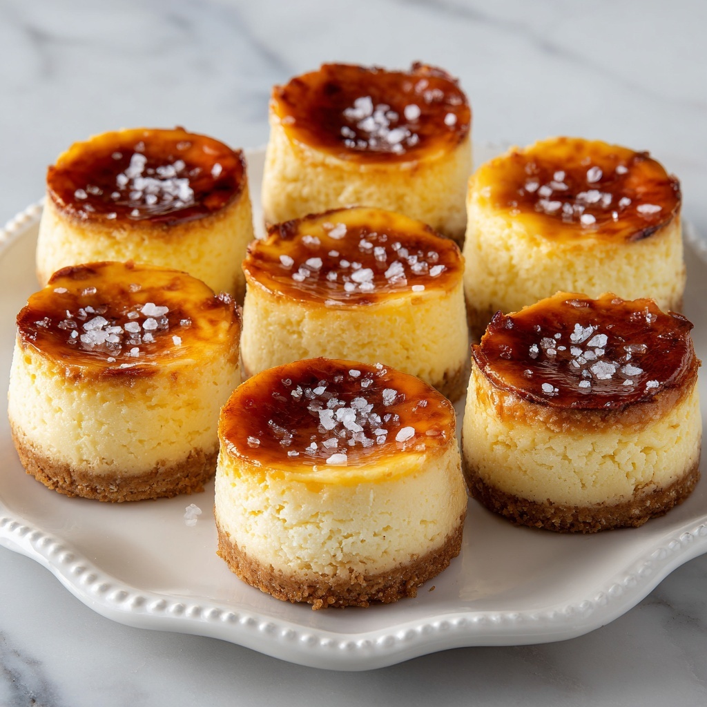 Mini Crème Brûlée Cheesecakes Recipe - Recipe Image