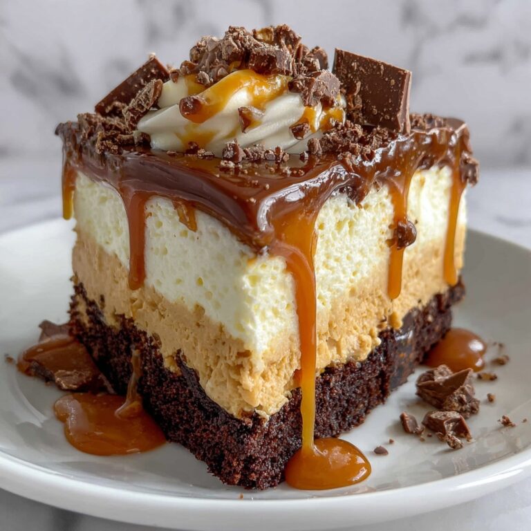 Caramel Brownie Cheesecake Recipe