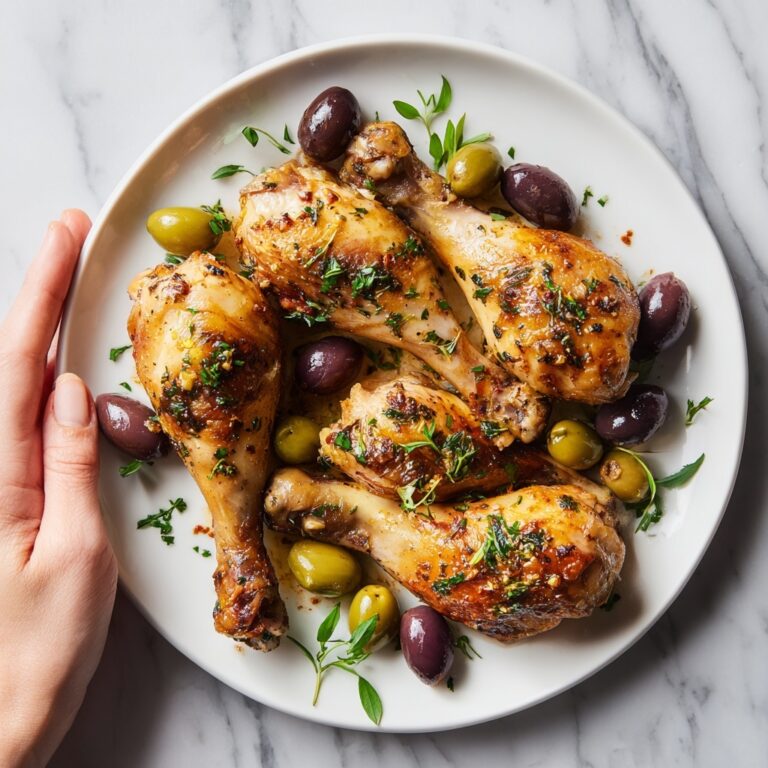 Pan-Roasted Chicken with Grapes and Olives Recipe