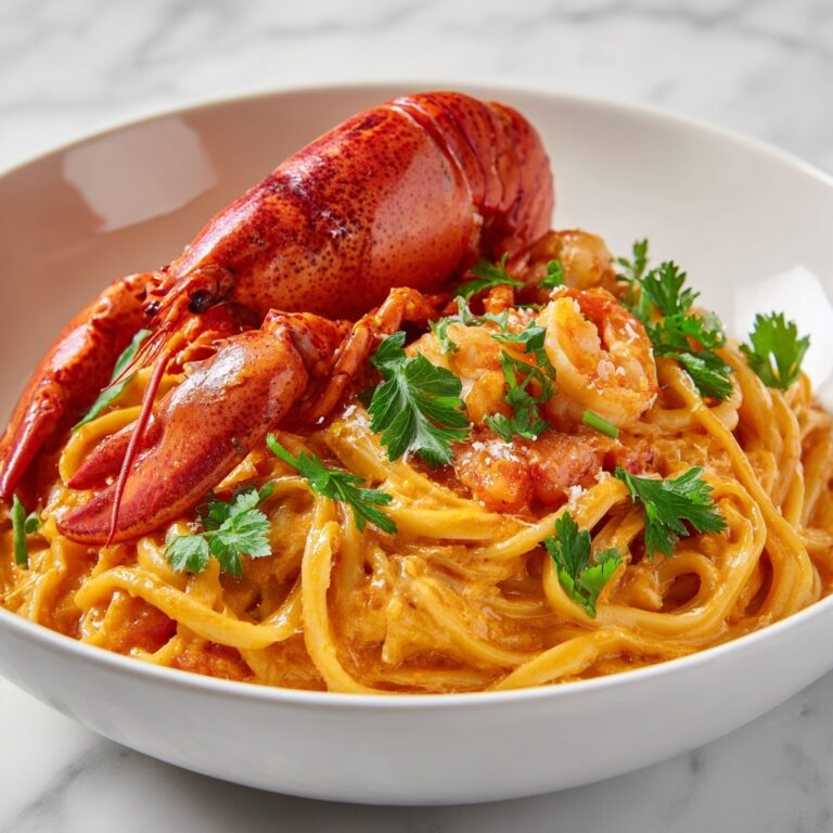 Creamy Lobster Curry Pasta Recipe