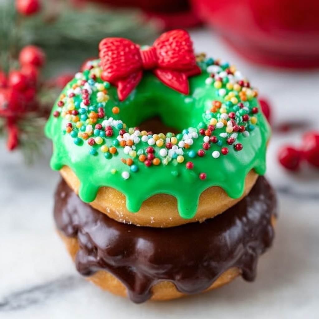 Christmas Wreath Cookies Recipe - Recipe Image
