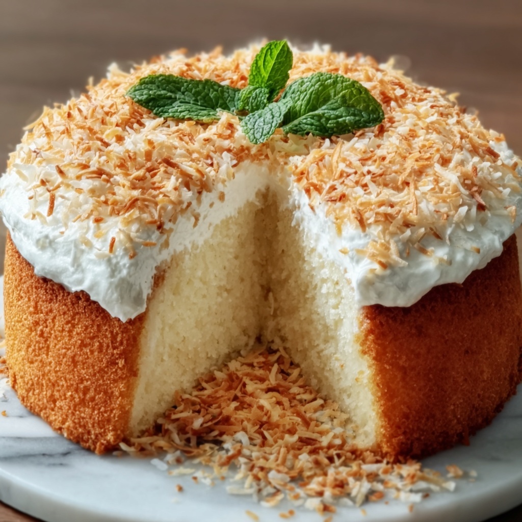 Coconut Cloud Cake Recipe - Recipe Image